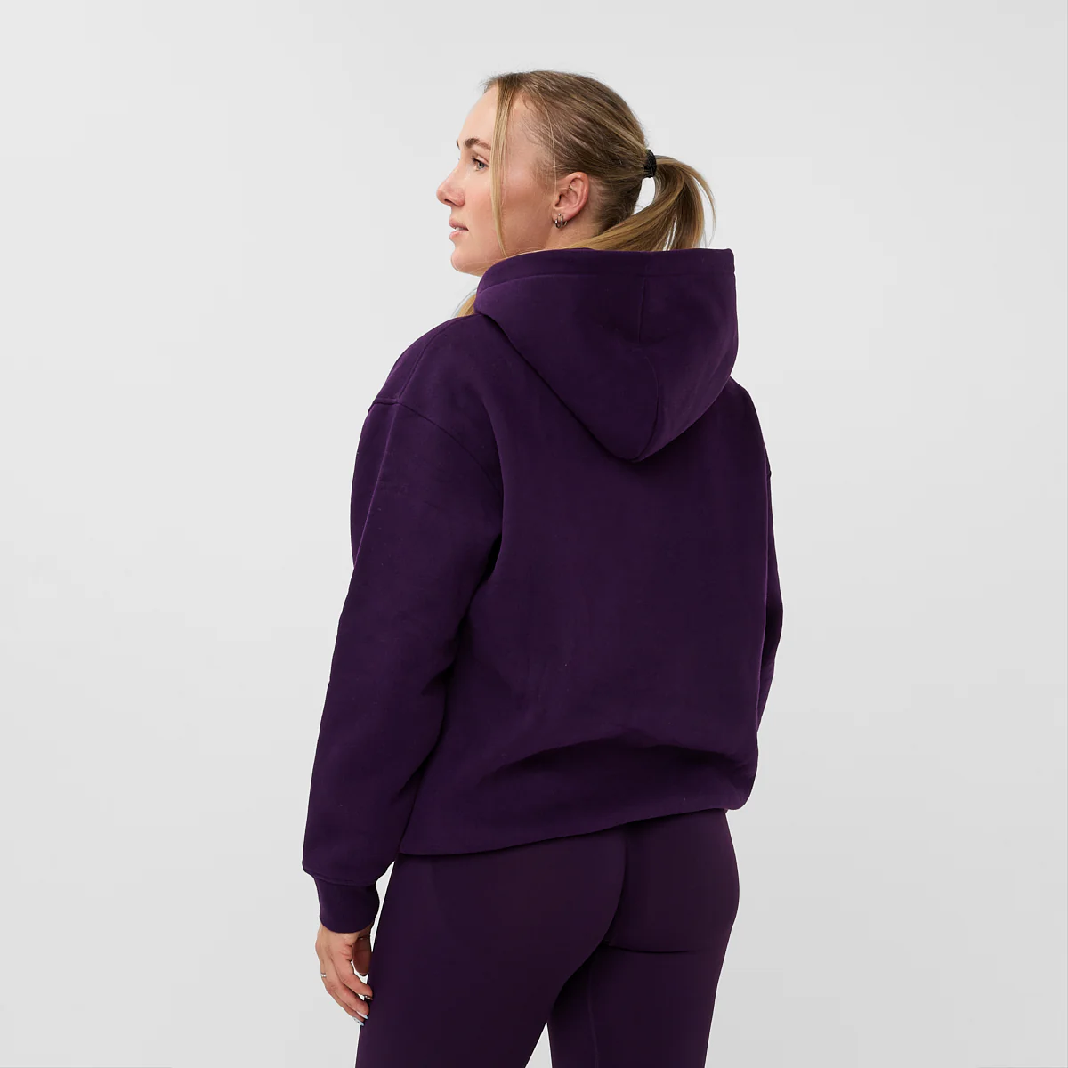 CLASSIC HOODIE DEEP PURPLE - Image 4