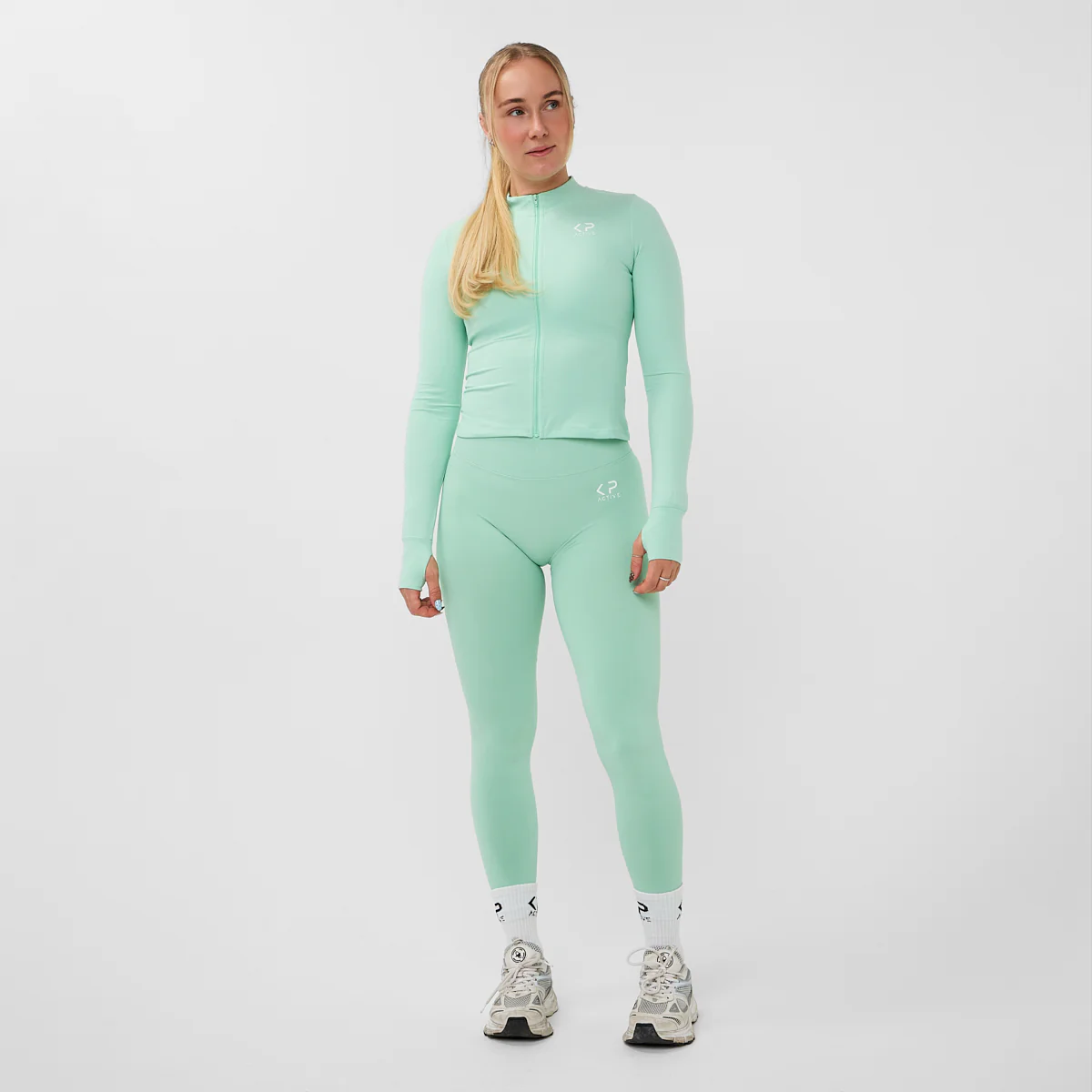 SEASONAL MINT GREEN LEGGING - Image 3