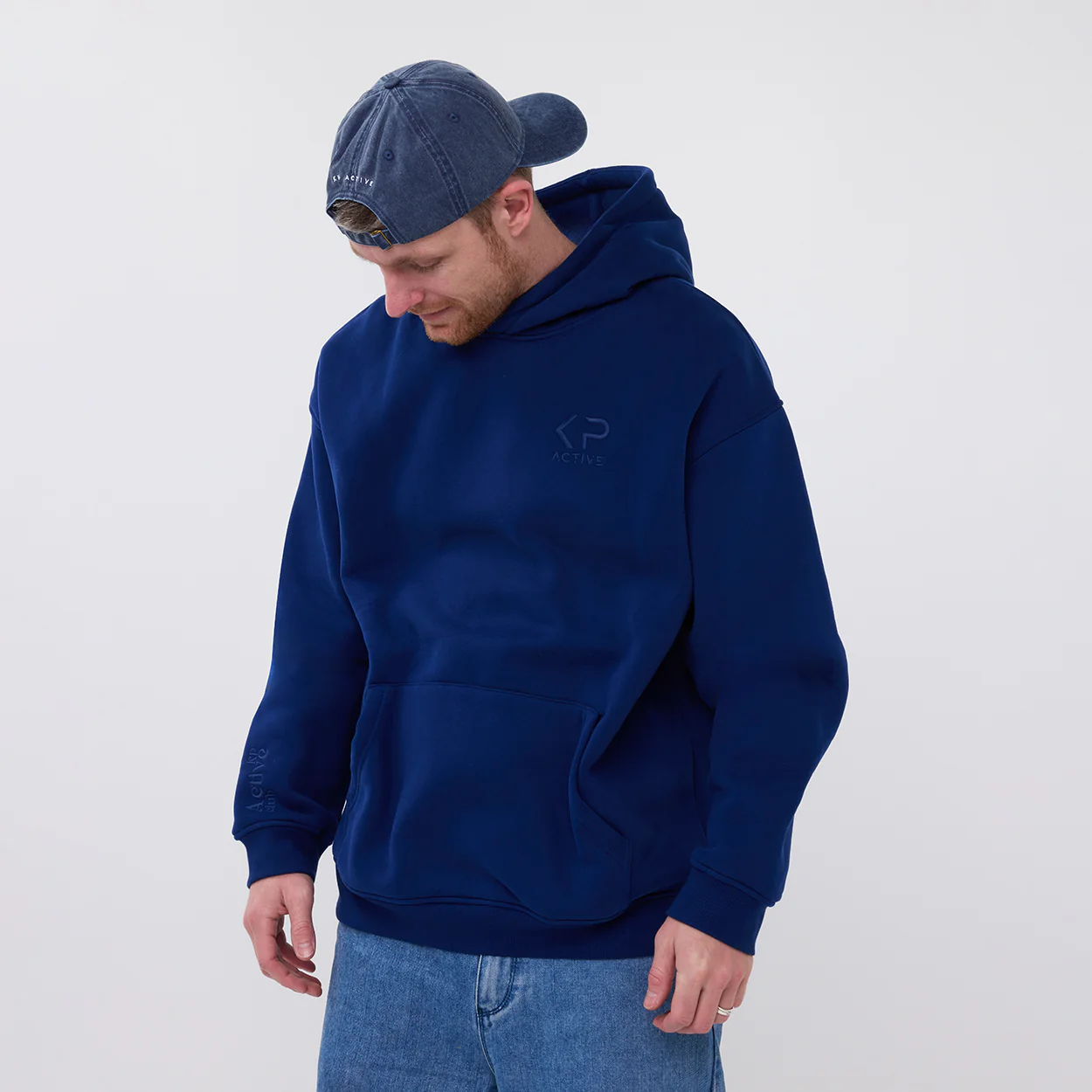 CLASSIC HOODIE NAVY BLUE - Image 3
