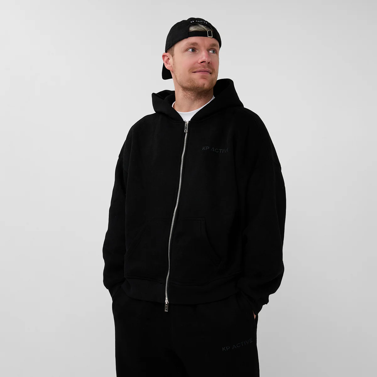 SERIES ZIPPER JACKET BLACK - Image 3