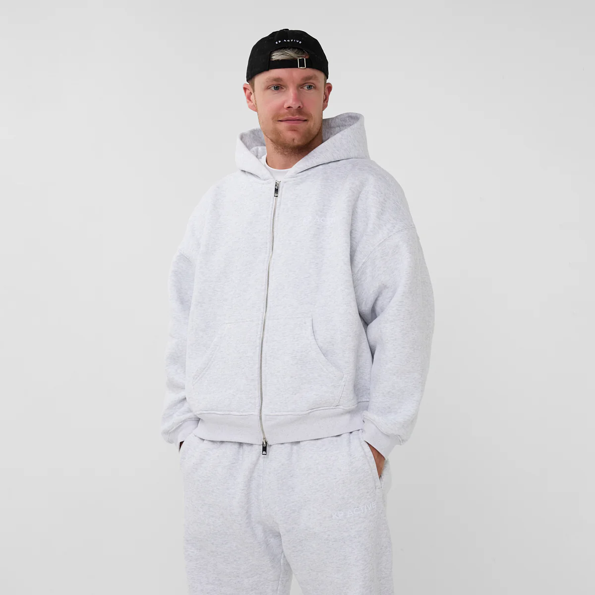 SERIES ZIPPER JACKET GREY - Image 3