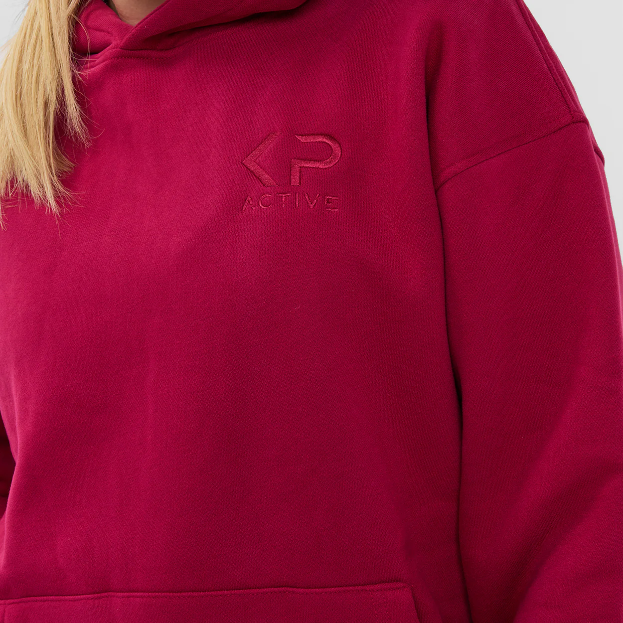 CLASSIC CHERRY RED HOODIE - Image 3