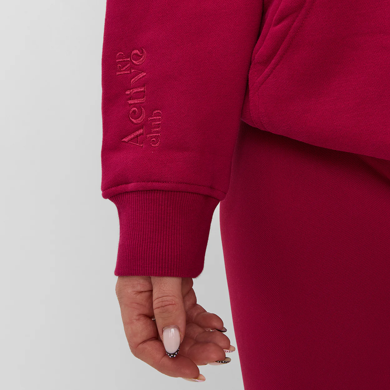 CLASSIC CHERRY RED HOODIE - Image 5