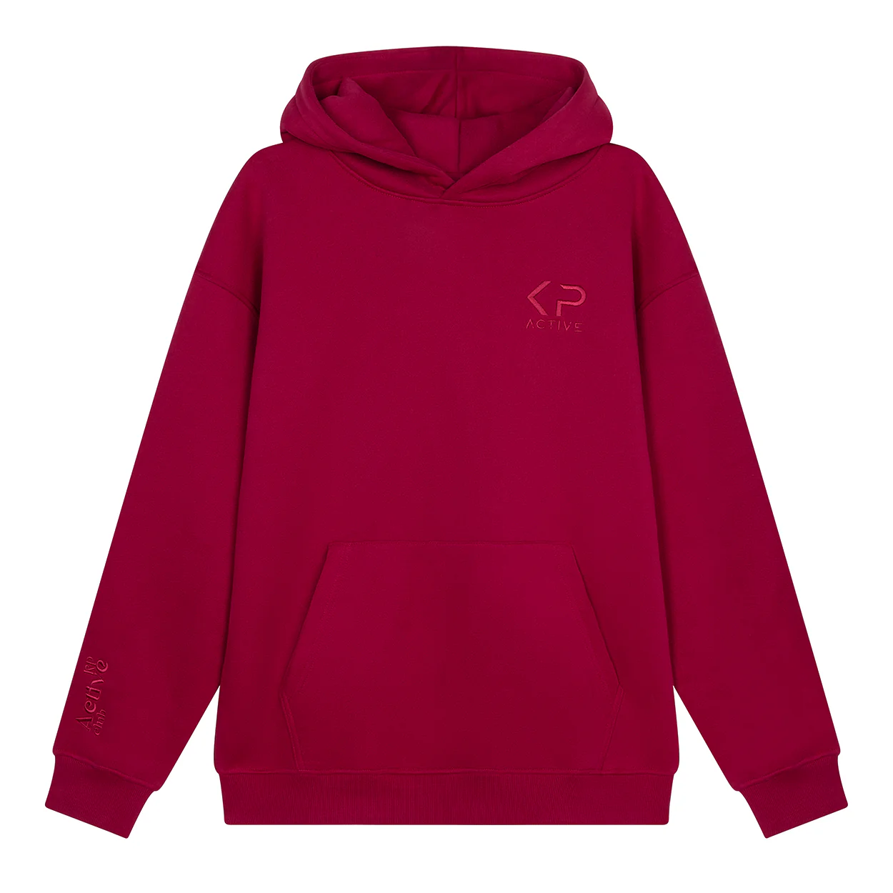 CLASSIC CHERRY RED HOODIE - Image 7