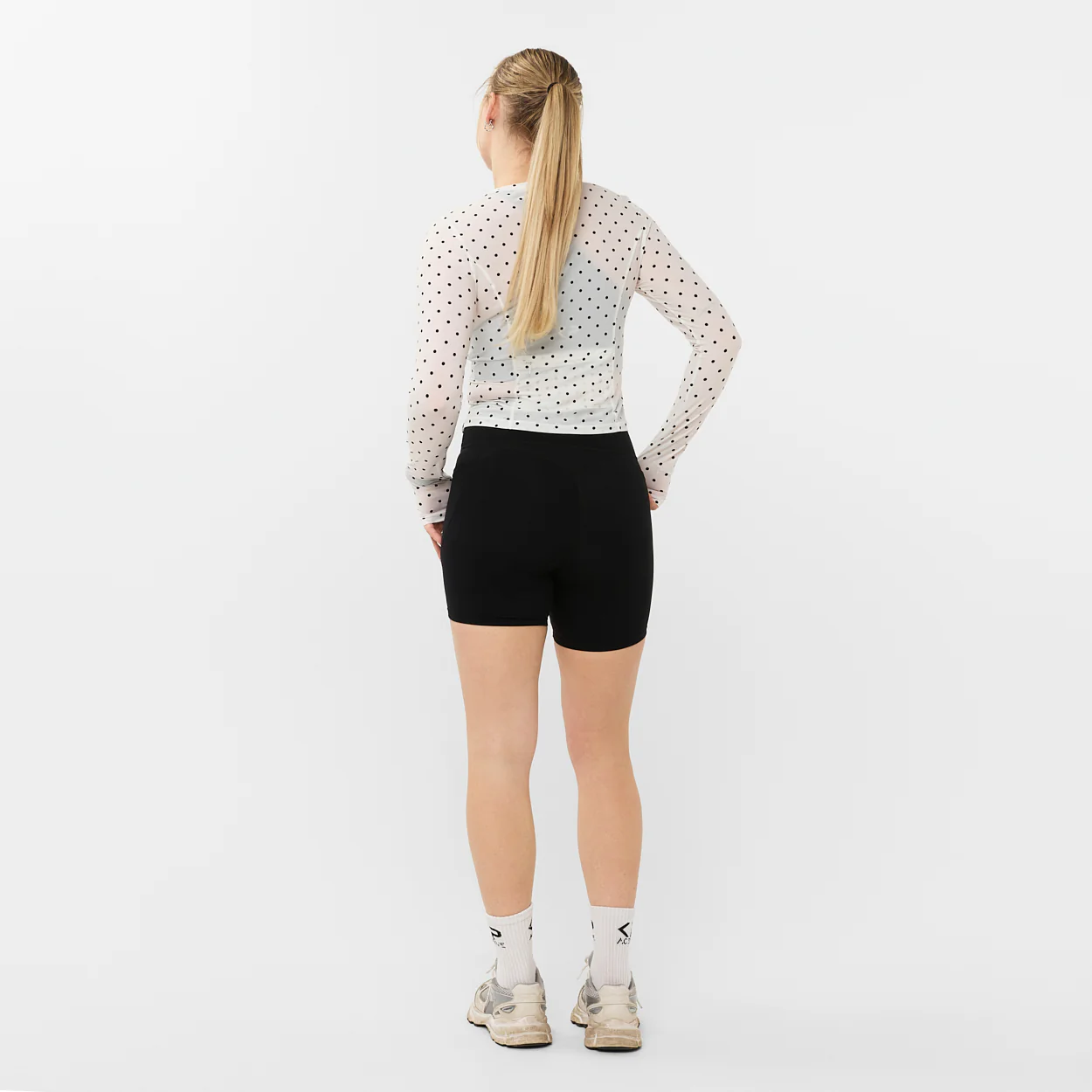 MESH LONG SLEEVE POLKA DOTS - Image 3