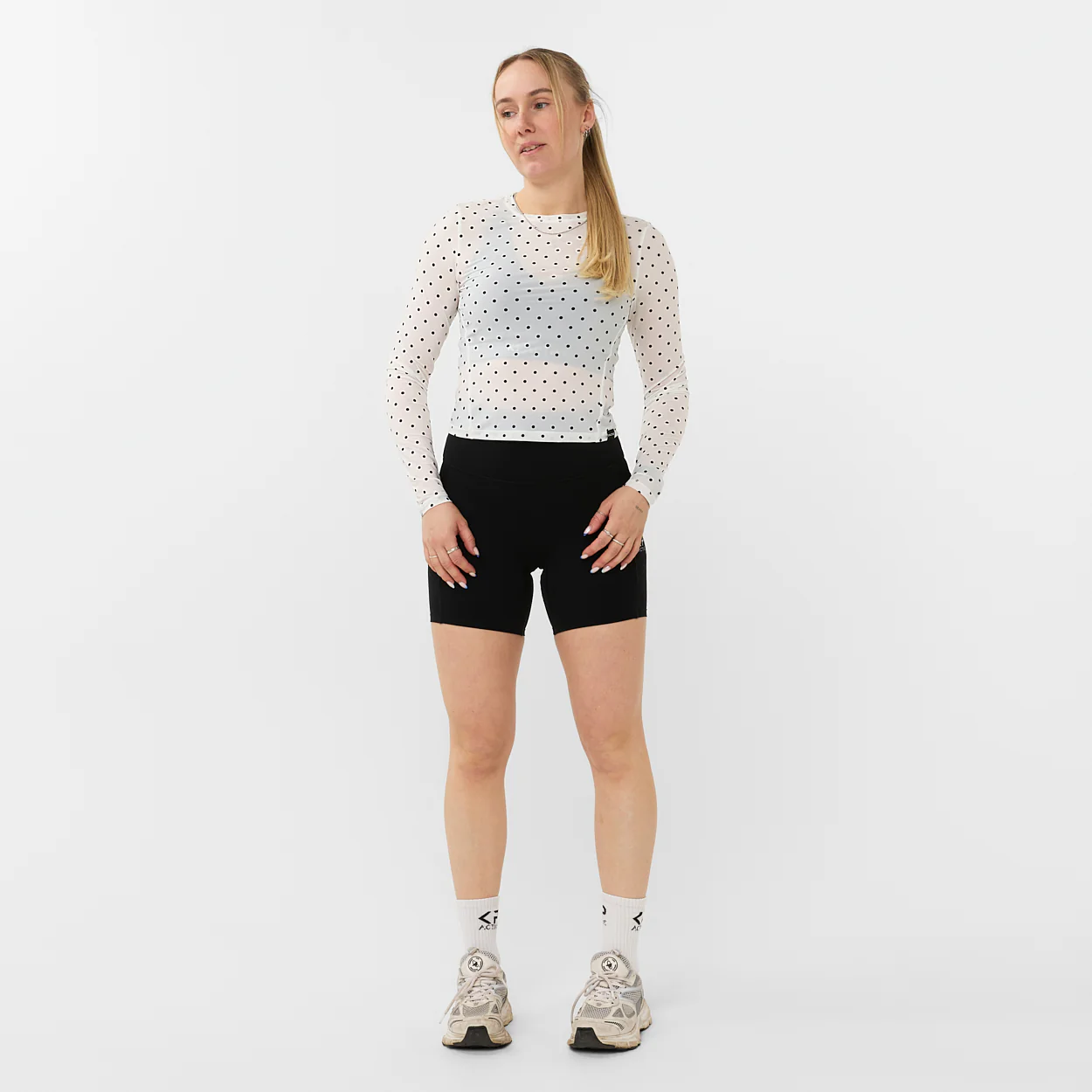 MESH LONG SLEEVE POLKA DOTS - Image 5