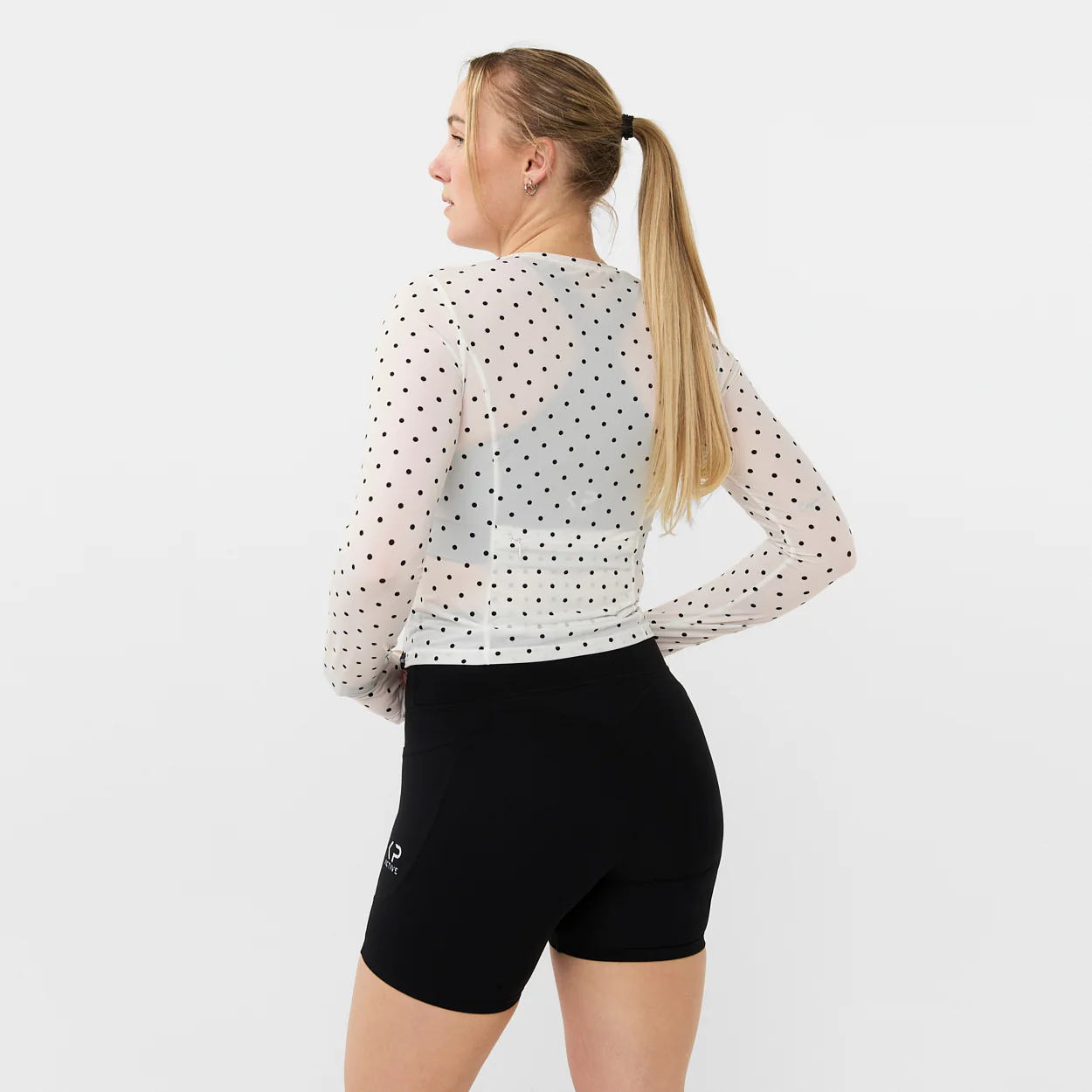 MESH LONG SLEEVE POLKA DOTS - Image 6
