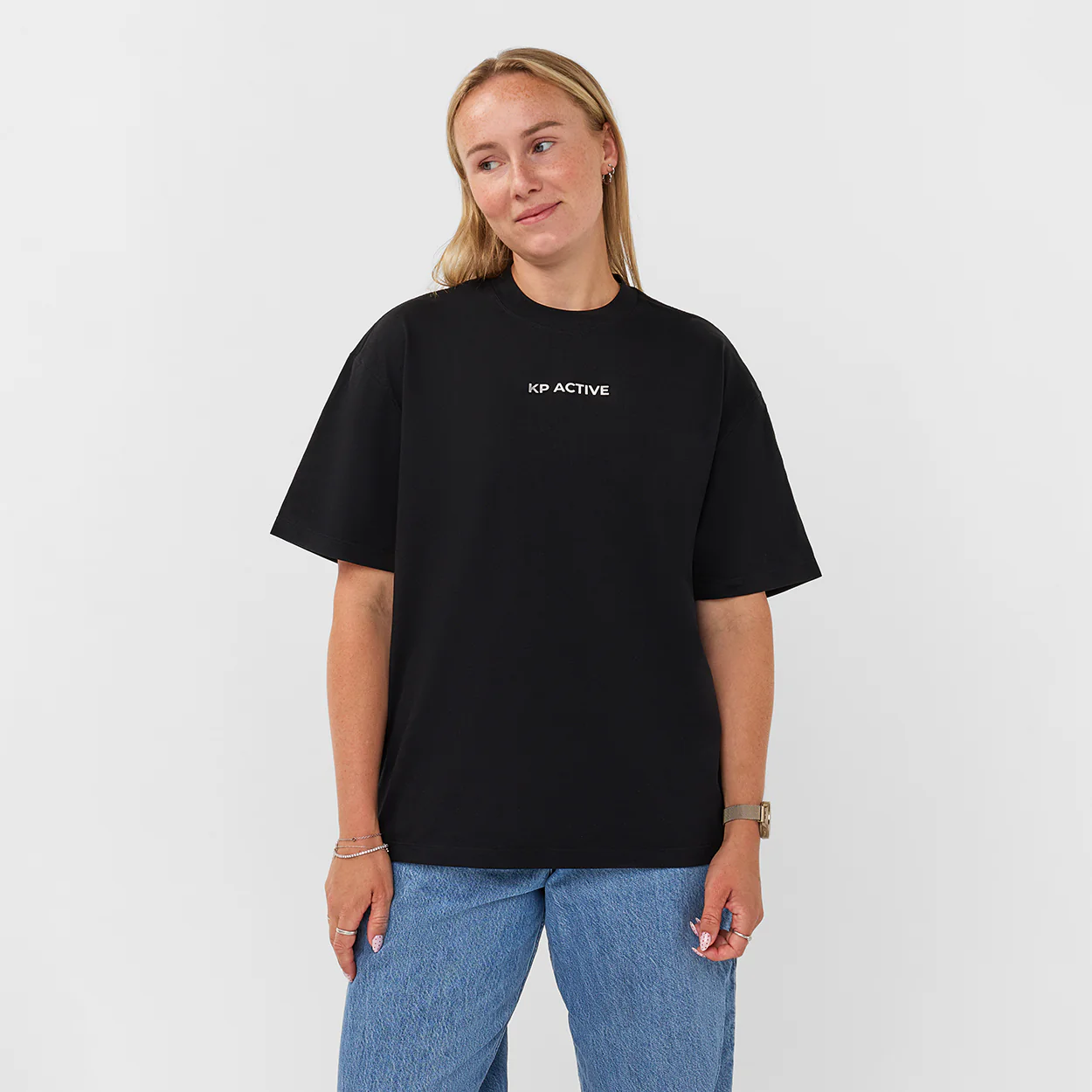 OVERSIZED T-SHIRT BLACK - Image 4