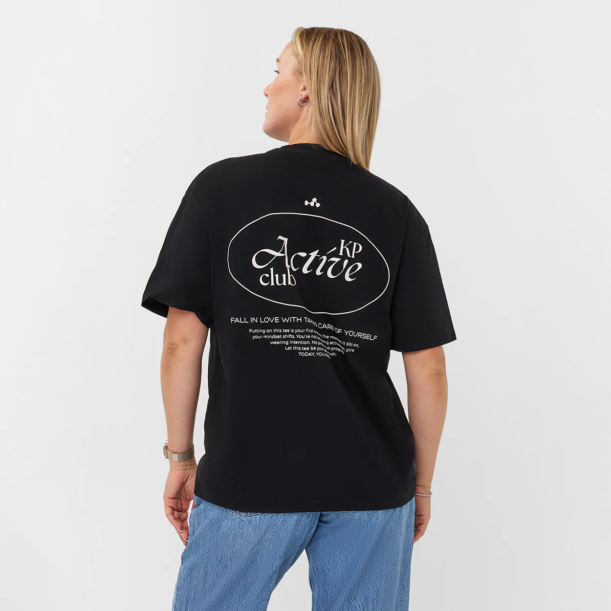 OVERSIZED T-SHIRT BLACK - Image 5
