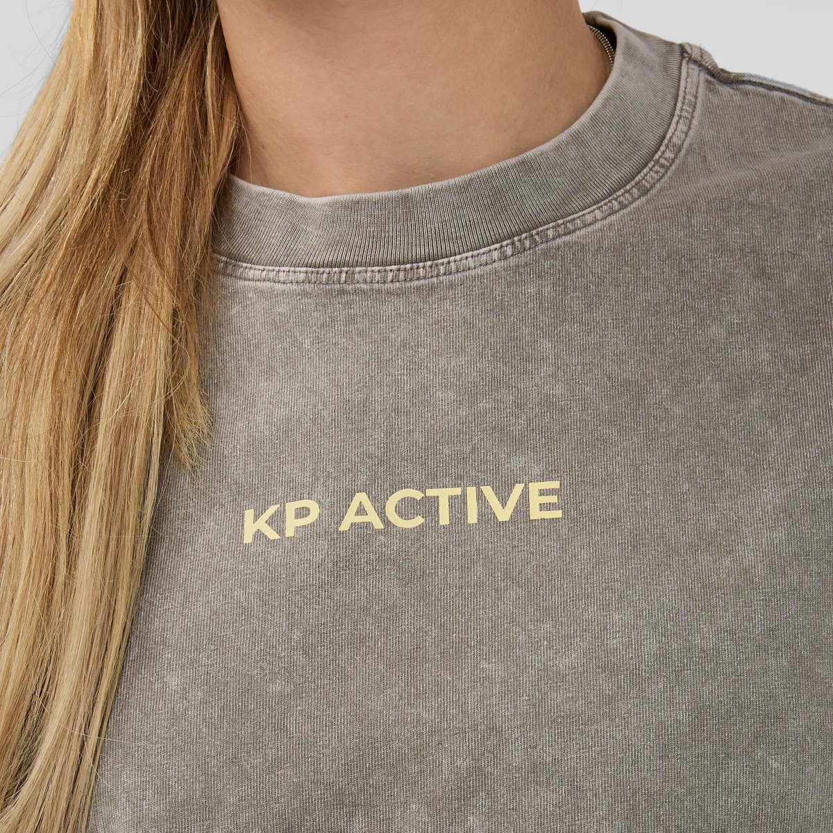 OVERSIZED T-SHIRT GREY - Image 3