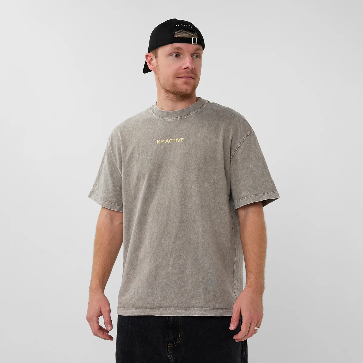 OVERSIZED T-SHIRT GREY - Image 4