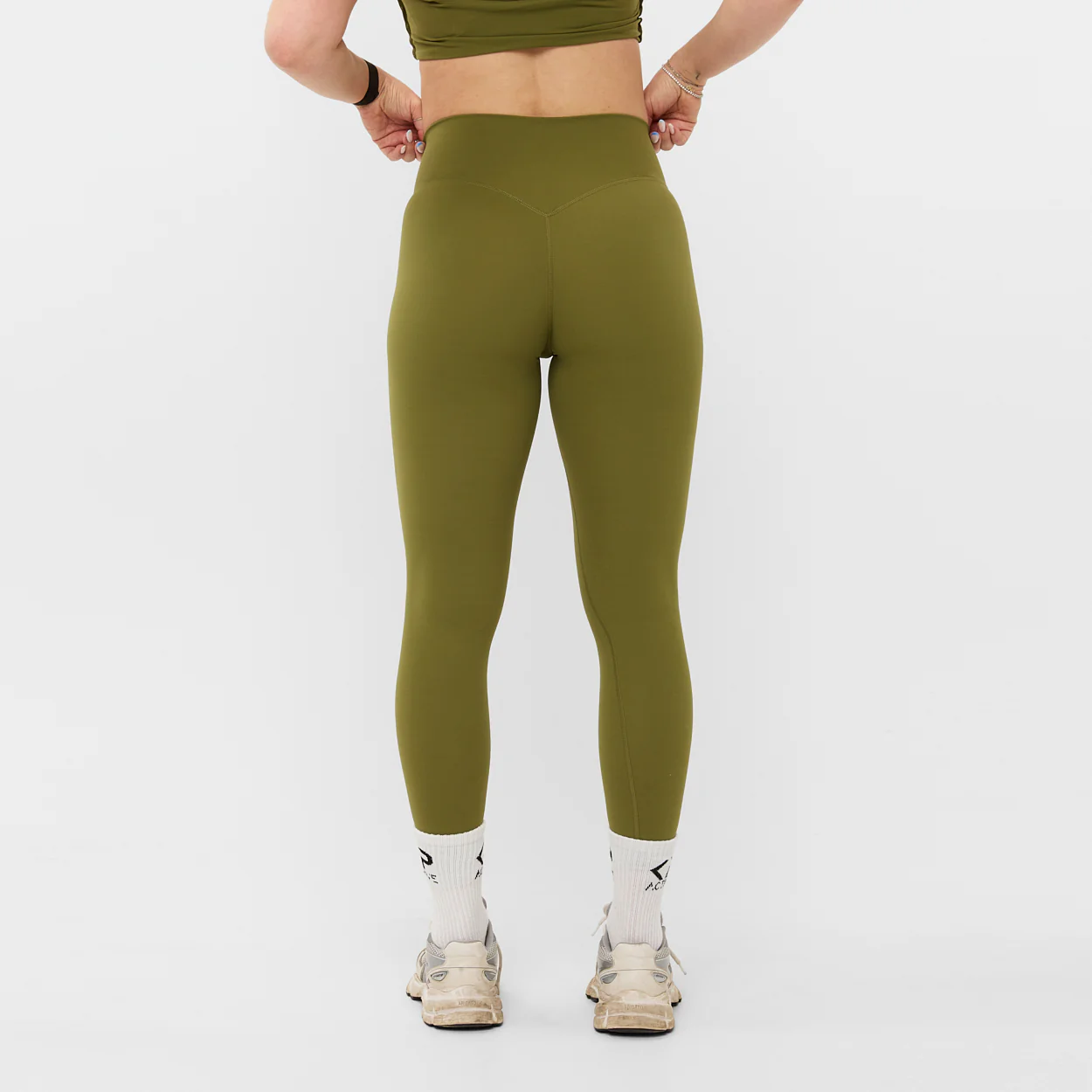 V-SHAPE LEGGING KHAKI - Image 4
