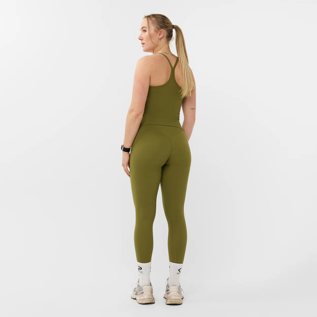 V-SHAPE LEGGING KHAKI - Image 5