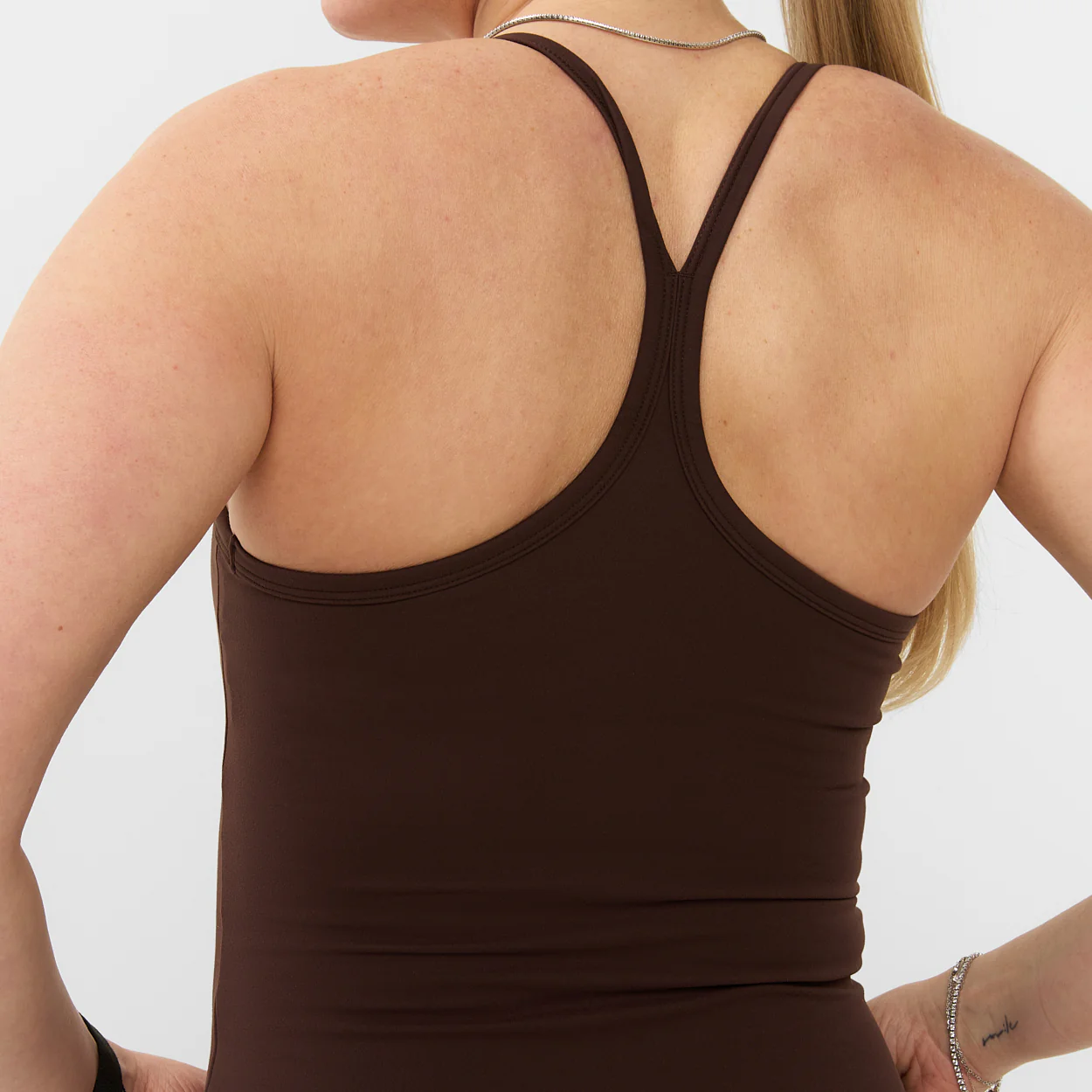V-SHAPE TOP BROWN - Image 4