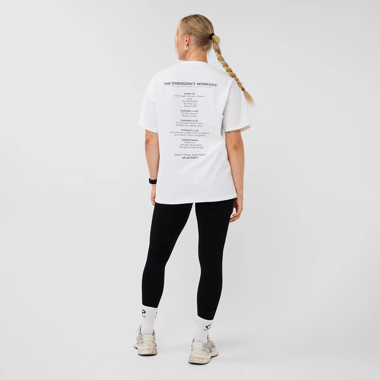 OVERSIZED EMERGENCY WORKOUT T-SHIRT - Image 4