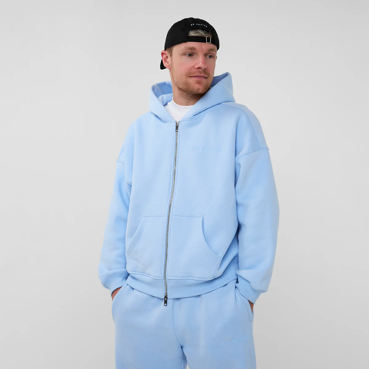 SERIES ZIPPER JACKET BABY BLUE - Image 3