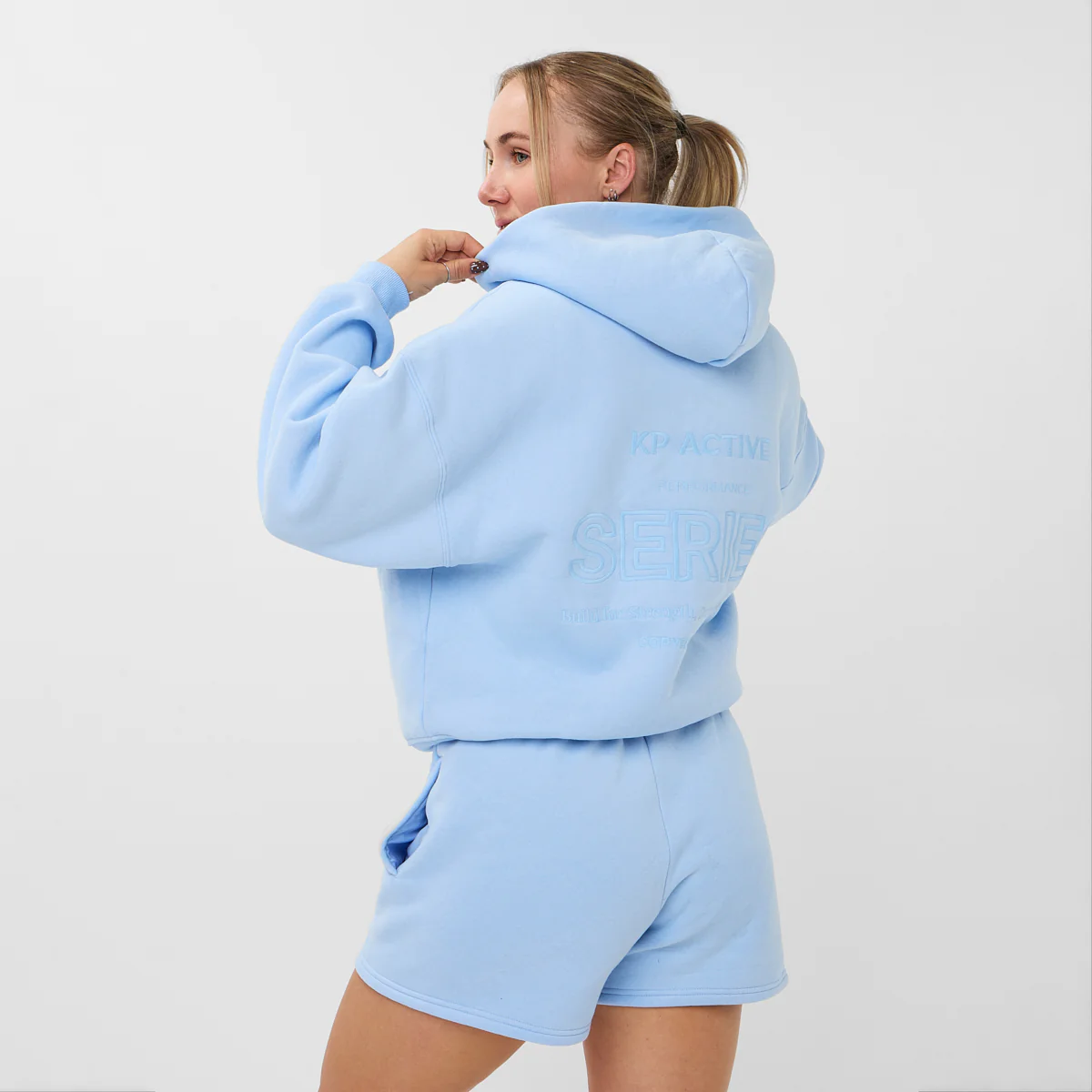SERIES ZIPPER JACKET BABY BLUE - Image 5